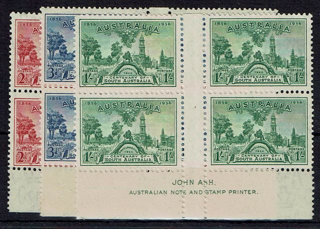 Image of Australia SG 161/3 UMM British Commonwealth Stamp